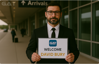 Driver providing meet-and-greet service at Atlanta Airport arrivals.