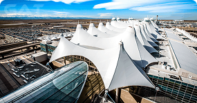 Taxi and airport shuttle services at Denver International Airport DEN