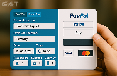 Booking Process Private car from Heathrow to Coventry Airport Transfer