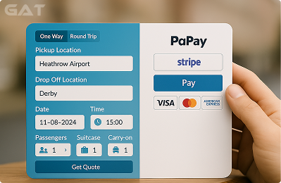 Booking Process Private car from Heathrow to Derby Airport Transfer