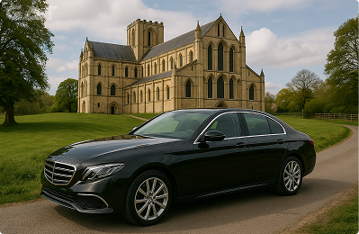 Private airport taxi from Heathrow to Ripon Yorkshire