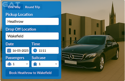 Booking Process for Heathrow to Wakefield Taxi