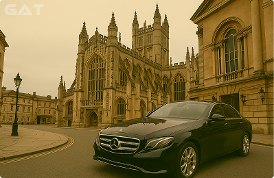 Private taxi transfer Gatwick to Bath