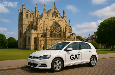 Taxi from Gatwick Airport to Exeter city centre