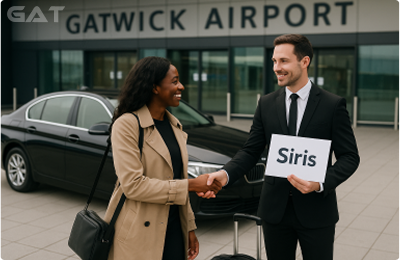 Meet & greet service at Gatwick terminals with live flight monitoring