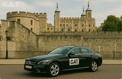 Taxi from Gatwick Airport to the Tower of London