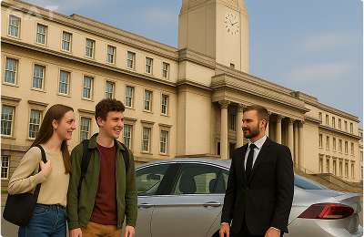 Licensed, experienced drivers familiar with university and business routes