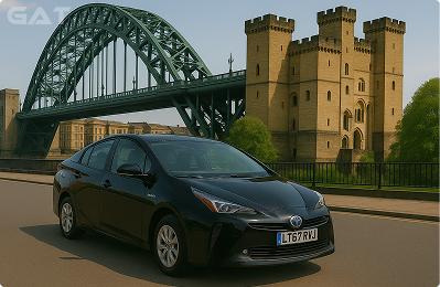 Taxi from Gatwick Airport to Newcastle upon Tyne city centre
