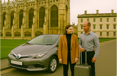 Taxi from Stansted Airport to Cambridge - 24/7 Availability - Meet & Greet
