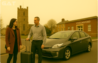 Taxi from Stansted Airport to Chelmsford - 24/7 Availability - Meet & Greet