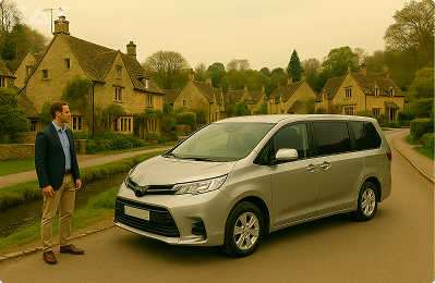 Taxi from Stansted Airport to Cotswolds