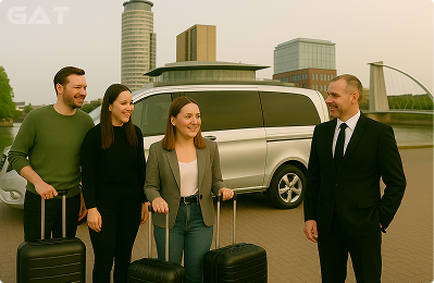 Taxi from Stansted Airport to Salford MediaCity
