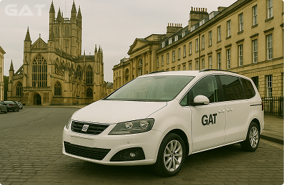 Taxi from Luton Airport to Bath city centre