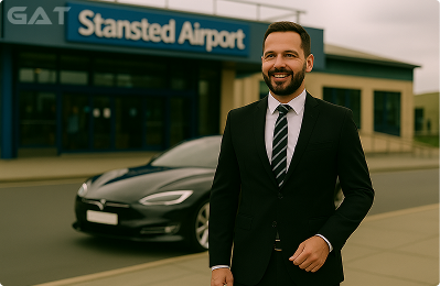 Taxi from Stansted Airport to Newcastle upon Tyne - 24/7 Availability - Meet & Greet