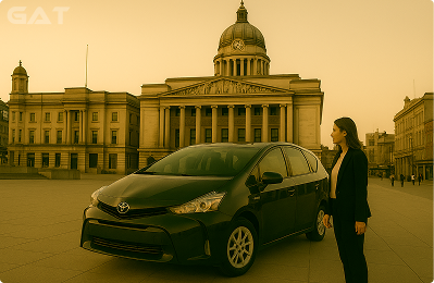 Taxi from Stansted Airport to Nottingham city centre