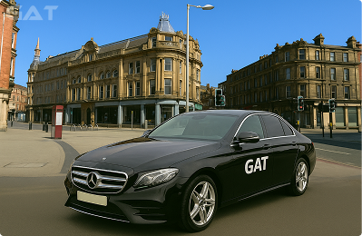 Taxi from Luton Airport to Derby city centre