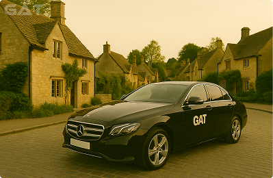 Taxi from Luton Airport to Cotswolds countryside