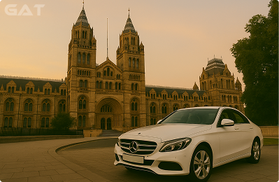 Taxi from Luton Airport to Natural History Museum London