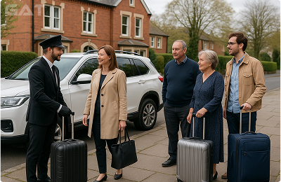 Taxi from Luton Airport to Sheffield - 24/7 Availability - Meet & Greet