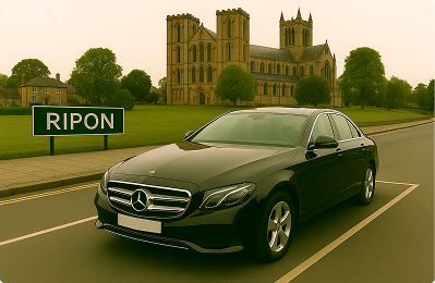  Taxi from London City Airport to Ripon - Private Car Service