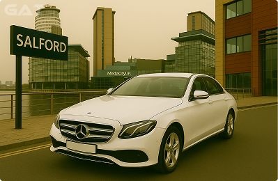 Taxi from London City Airport to Salford