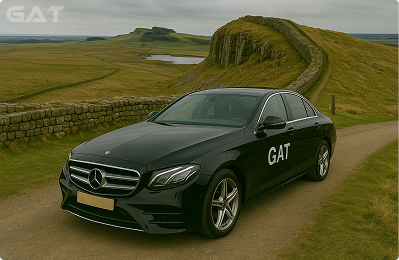 Taxi from London City Airport to Hadrian’s Wall