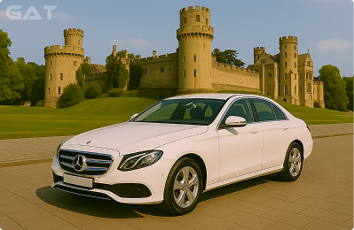 Taxi from London City Airport to Warwick Castle