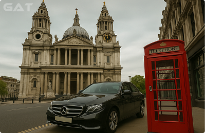 Taxi minicab from London city centre to Heathrow Airport