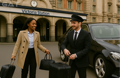Taxi from Gatwick to London train station