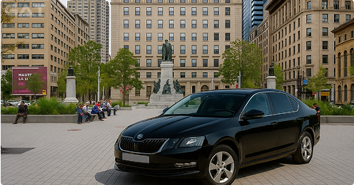 Executive Chauffeur Service to Downtown Montreal