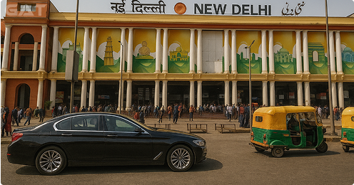 Top Routes from Indira Gandhi Airport to New Delhi Railway Station