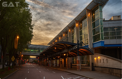 Pre-booked airport taxis waiting at Burlington International Airport