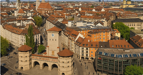 Popular Transfer Routes from MUC - Munich City Centre