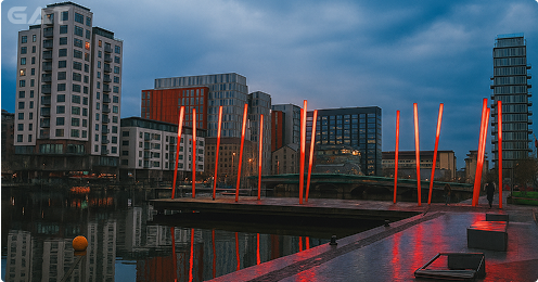 We Serve to Belfast, Cork, Galway, Grand Canal Dock