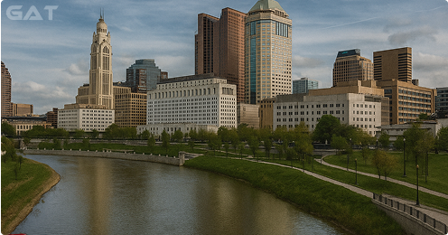 Top Destinations from CMH - Downtown Columbus