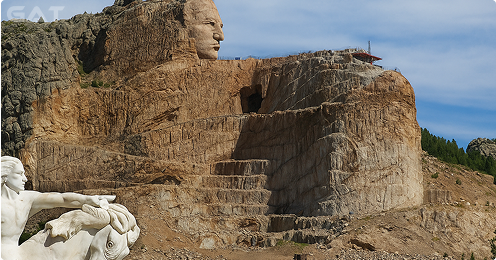 Popular Destinations from RAP Airport - Crazy Horse Memorial