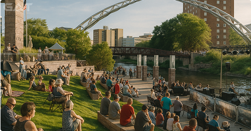 Popular Drop-Off Locations from FSD Airport - Downtown Sioux Falls