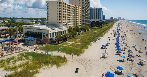 Popular Destinations from MYR - North Myrtle Beach