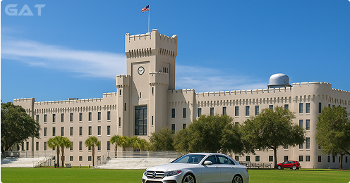 Popular Destinations from Charleston Airport (CHS) - College of Charleston / Citadel