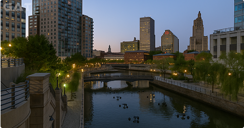 Top Destinations from TF Green Airport - Downtown Providence