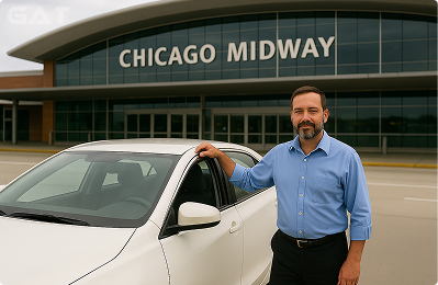 Chicago Midway Airport Taxi Pickup Service