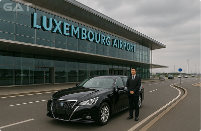 Pre-booked private taxi to hotels, offices, or city centre 