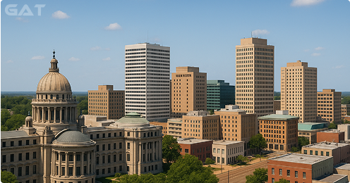 Top Destinations from JAN Airport to Downtown Jackson