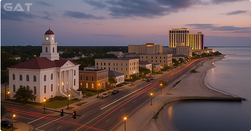 Top Destinations from GPT Airport to Downtown Biloxi & Gulfport