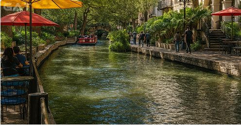 Popular Drop-Off Destinations from SAT - River Walk / Alamo Plaza