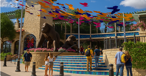Popular Drop-Off Destinations from SAT - San Antonio Zoo