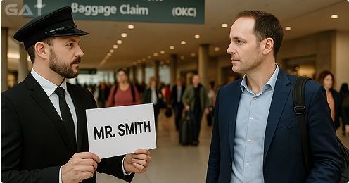 Pre-booked airport taxis Meet & Greet at Arrivals Terminal