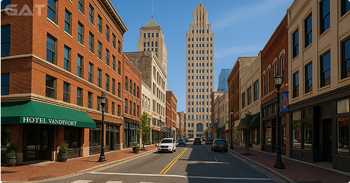 Top Destinations from SGF Airport - Springfield Downtown