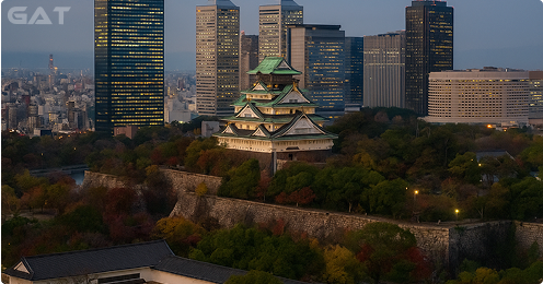 Popular Destinations Served from KIX - Osaka City, Umeda, Namba, Shin-Osaka Station