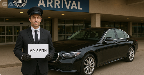 Chauffeur Meet & Greet with Flight Monitoring